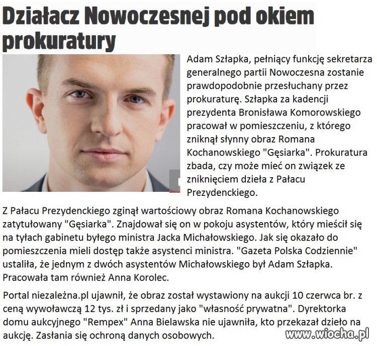 Czyżby "Nowoczesne" lepkie łapki ?