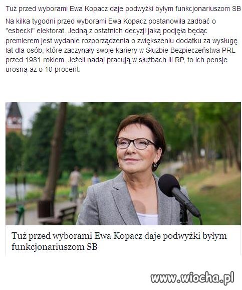 SBek dostanie 10% podwyżki a zwykły emeryt 5 zł