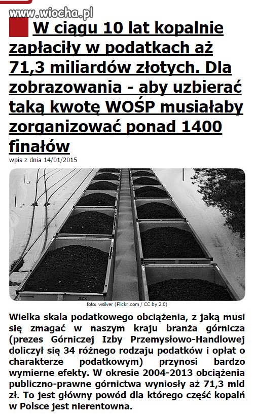 Faszysta kupi polskie kopalnie będzie zwolniony.
