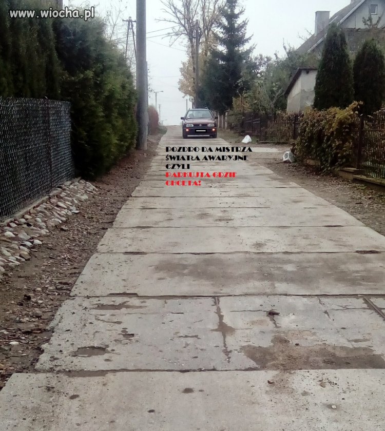 światła awaryjne czyli parkuję gdzie chcę...
