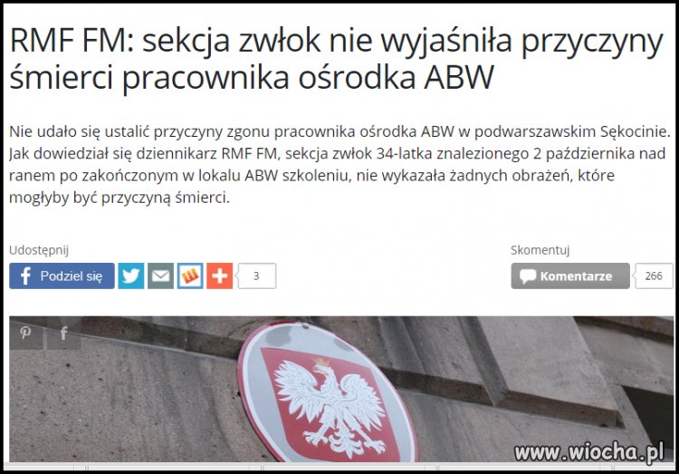 XXI wiek! I sekcja nic nie wyjaśniła?