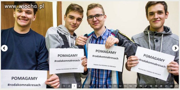 Pomagam rodakom na kresach.