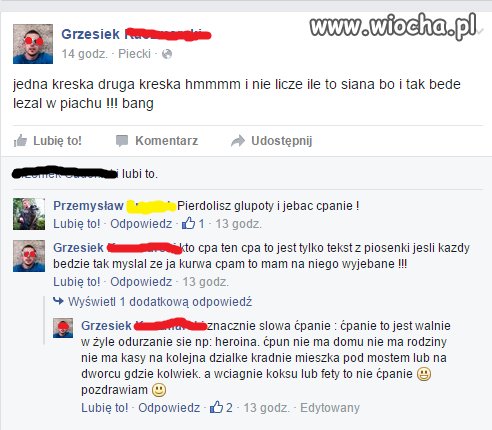 Kreska to nie ćpanie