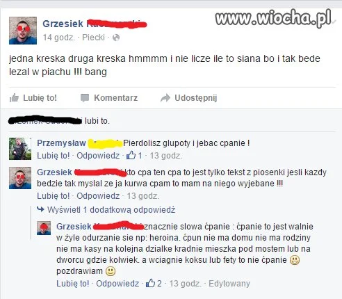 Kreska to nie ćpanie