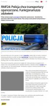 Po której stronie staną te transportery...