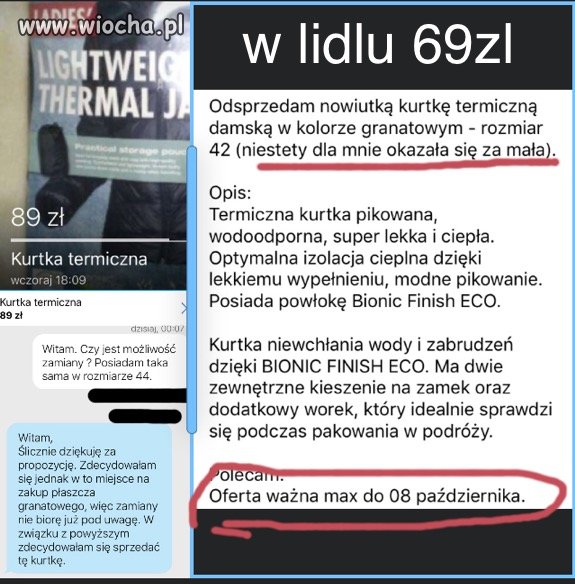Pazerność i myśl zarobku. 