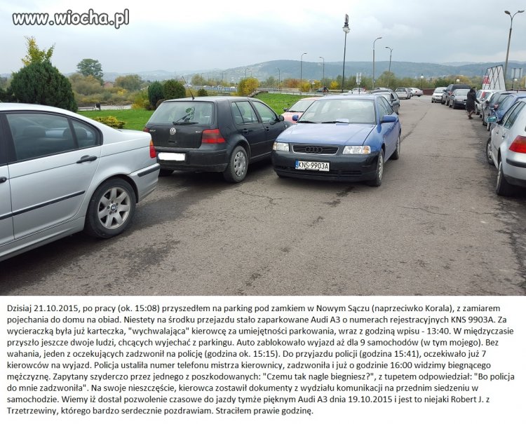 Mistrz parkowania w Nowym Sączu
