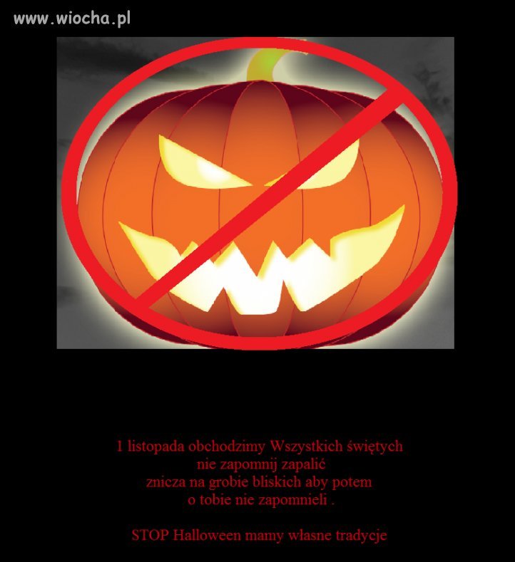 Zamiast gonić z dynią zapal znicz na grobie babci