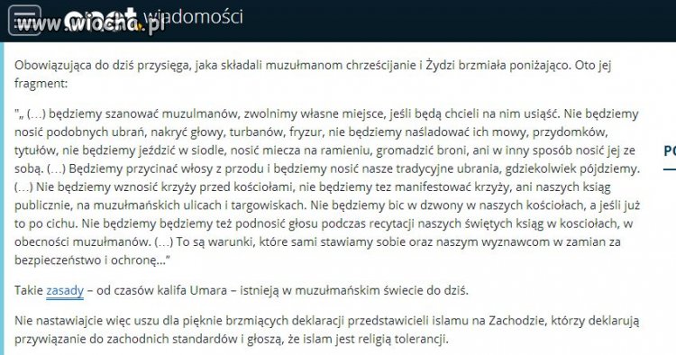Religia "miłości" i stosunek do chrześcijan