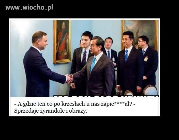 A gdzie ten co u nas po krzesłach zap**lał ??