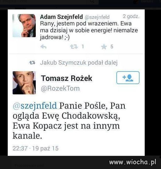 Tomasz Rożek zaorał Adama Szejnfelda