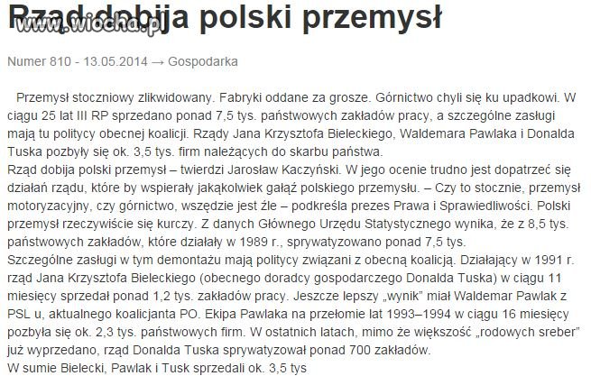 Dzięki PO-PSL polskie będzie polskie tylko z nazwy