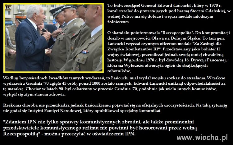 Kazał strzelać do robotników