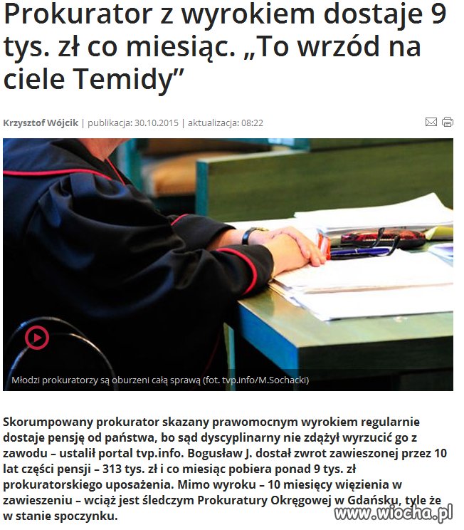 Dostaje pensję od Państwa? Od kogo?!