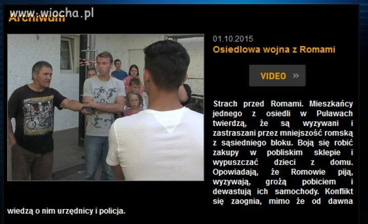 Nie pracują, kradną, dewastują