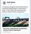 Chyba jedyna stacja która informuje o demonstracji 