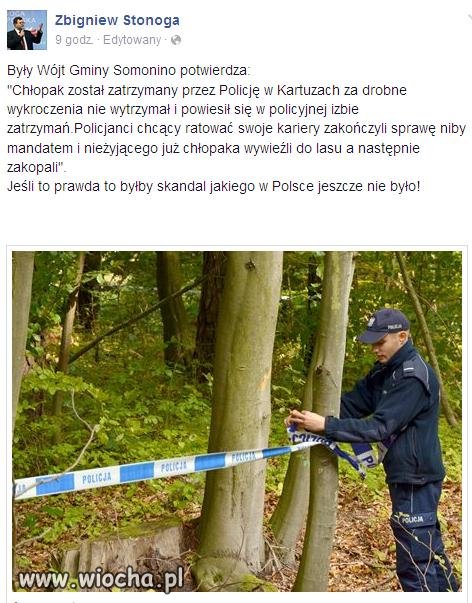Czy Policjanci wywieźli do lasu i zakopali zwłoki?