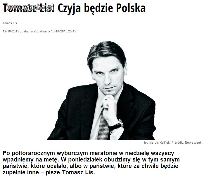 A ten znowu swoje...