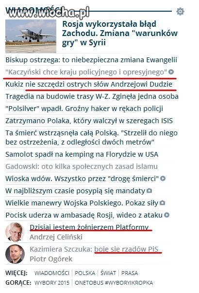 Kolejny dzień w "niezależnym" ONET.pl