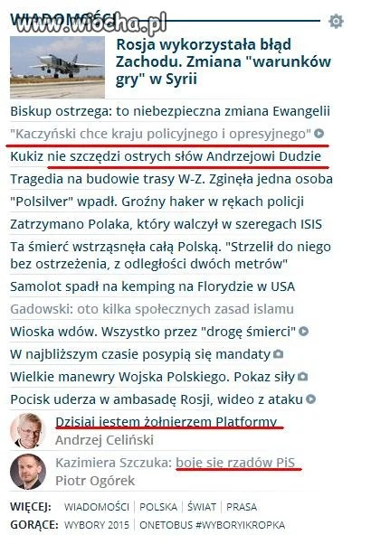 Kolejny dzień w "niezależnym" ONET.pl