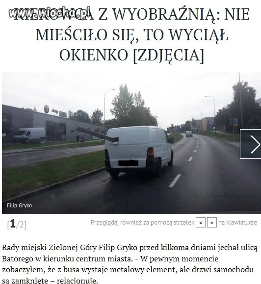 Ja nie przewiozę? Ja?