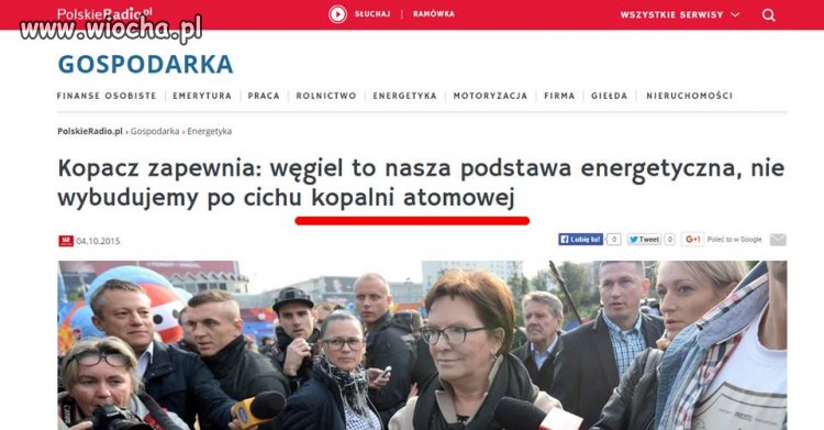 Z ostatniej chwili: Nie będzie kopalni atomowej!!!