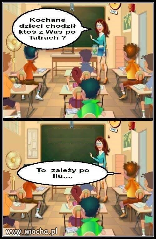 Chodzenie po Tatrach.
