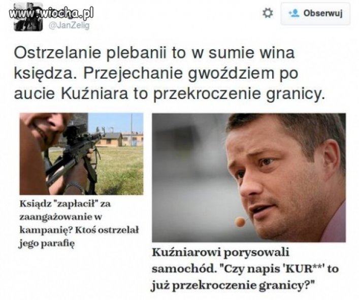 Kto sieje wiatr ten zbiera burzę.