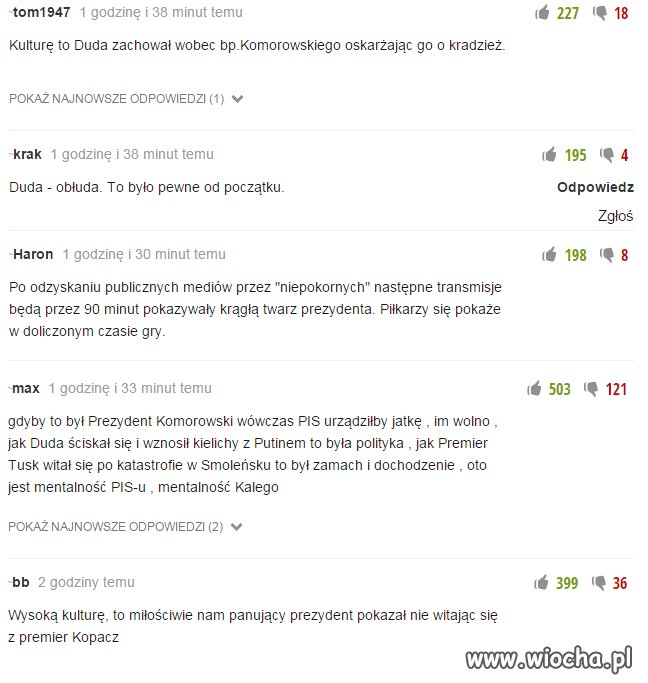 WP manipulacja ocenami czy płatne trolle?