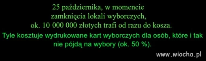 Tyle kasy w błoto 