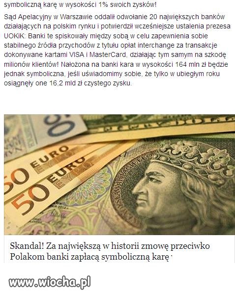 Okradli Polaków na 16 mld kara za to 164 miliony.