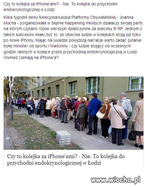 Platforma Obywatelska rozdaje iPhony ?