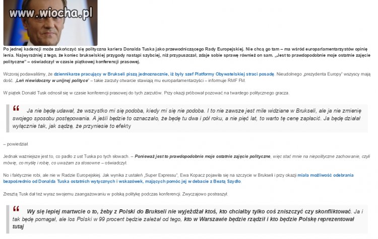 Jaki wstyd dla Polaków. Idiotę hodowali tyle lat.