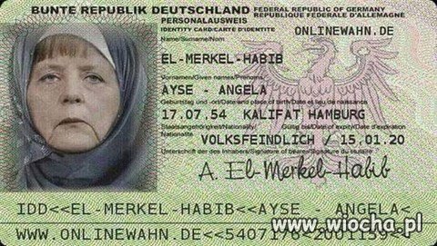 Nowa twarz Merkel