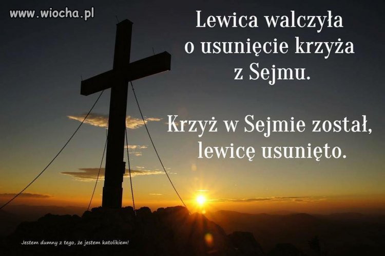 W efekcie  krzyżyk wam..