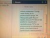Wiadomość wysłana bez odpowiedzi ...