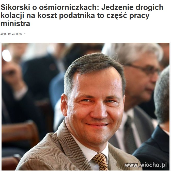 Praca ministra według Radzia