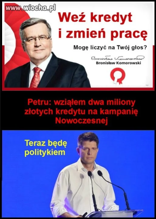 Wziął przykład z Bronka
