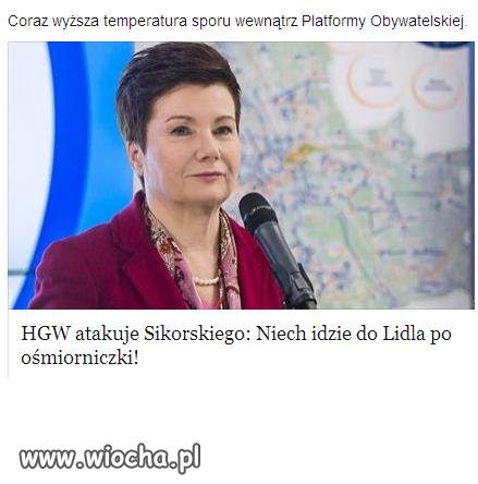 Czy to juz wojna domowa w PO?