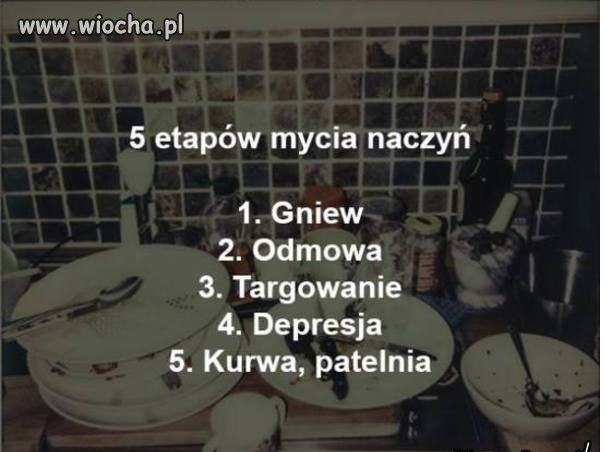 Mycie garów...