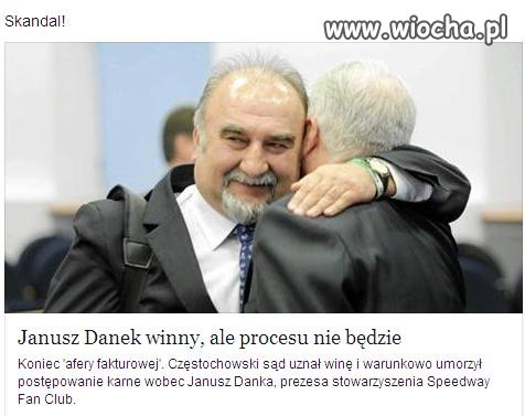 SKANDAL!! Winny ale procesu nie będzie.