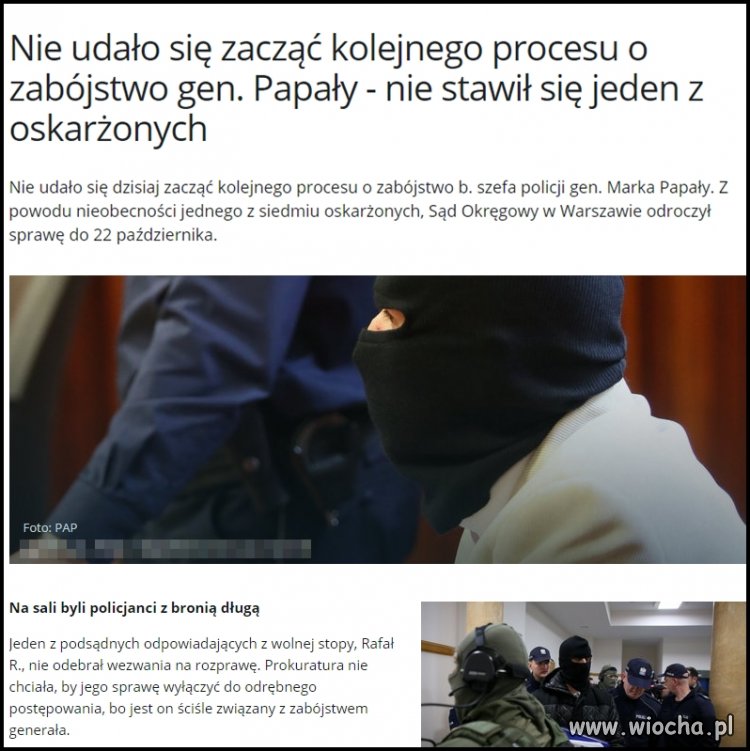 Dopóki nie będziemy po oskarżonych posyłać