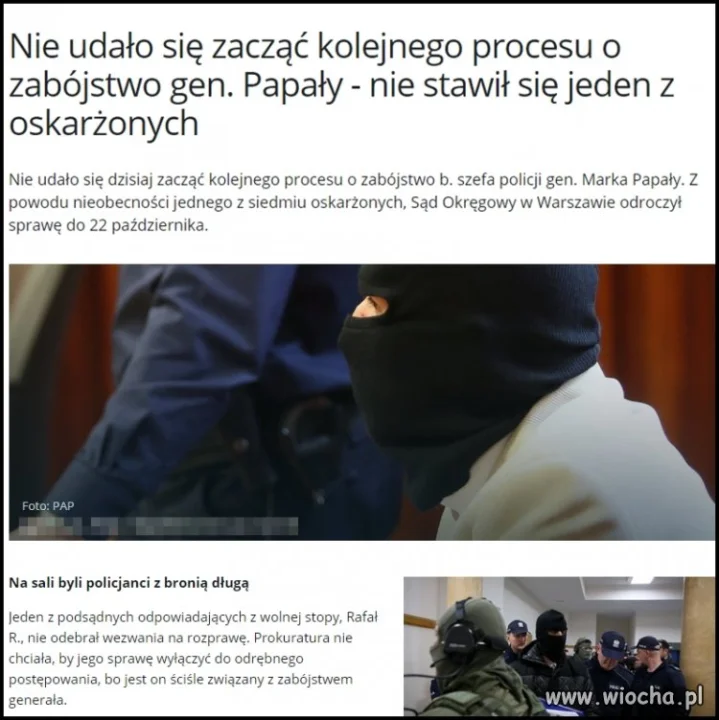 Dopóki nie będziemy po oskarżonych posyłać