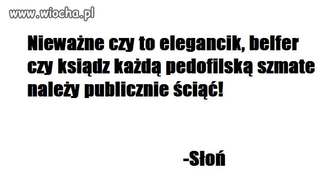 Dobrze powiedziane.