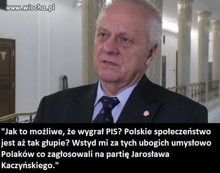 A mi wstyd za ciebie chamie i prostaku