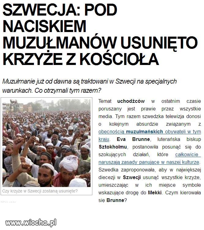 Szwecja już przestaje istnieć europa upada.