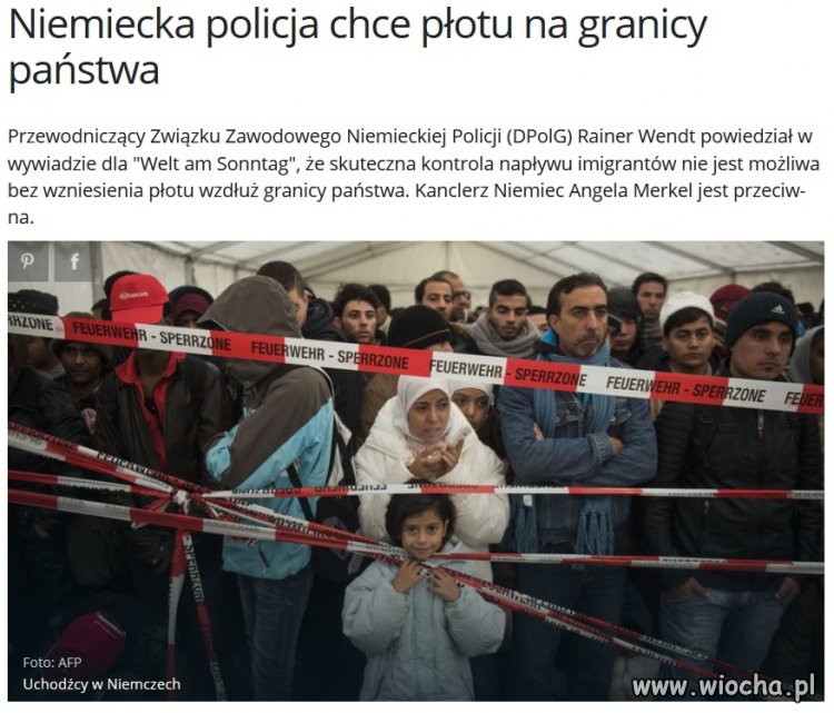 Ludzie swoje a Merkel swoje.