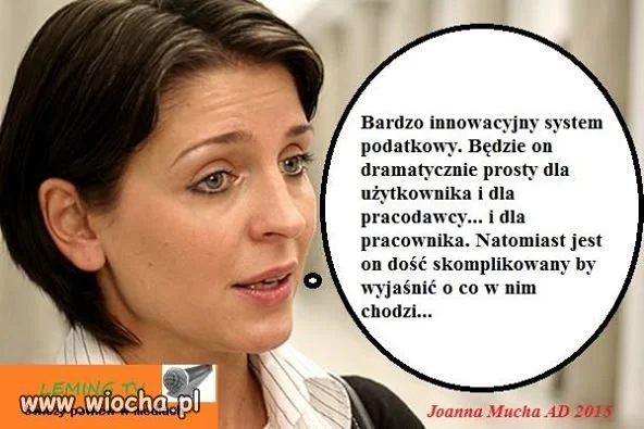 Joanna Mucha - inteligencja PO