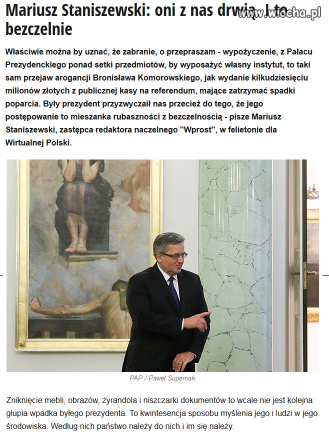 Pan ex prezydent z ramienia PeŁo