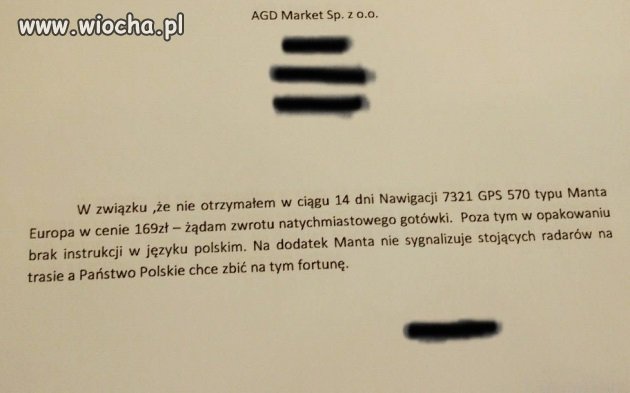 W związku, że ...